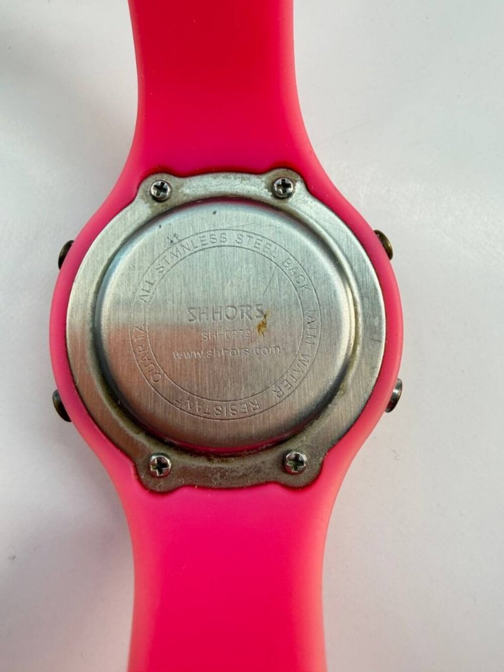 Shhors Digital Women’s Watch – Pink Silicone Strap – Fully Working - Picture 4 of 8